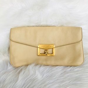 Marc By Marc Jacobs Large Envelope Clutch in Cream